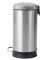 Відро для сміття з плавним закриттям овальне Mixxus Premium Strong-TC0120 SS Color 20л колір наржавійка (MI7081)