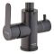 Змішувач для кухні Mixxus DAX-021-G Black  (нерж. сталь) з вих.для пит.води (MI6078)