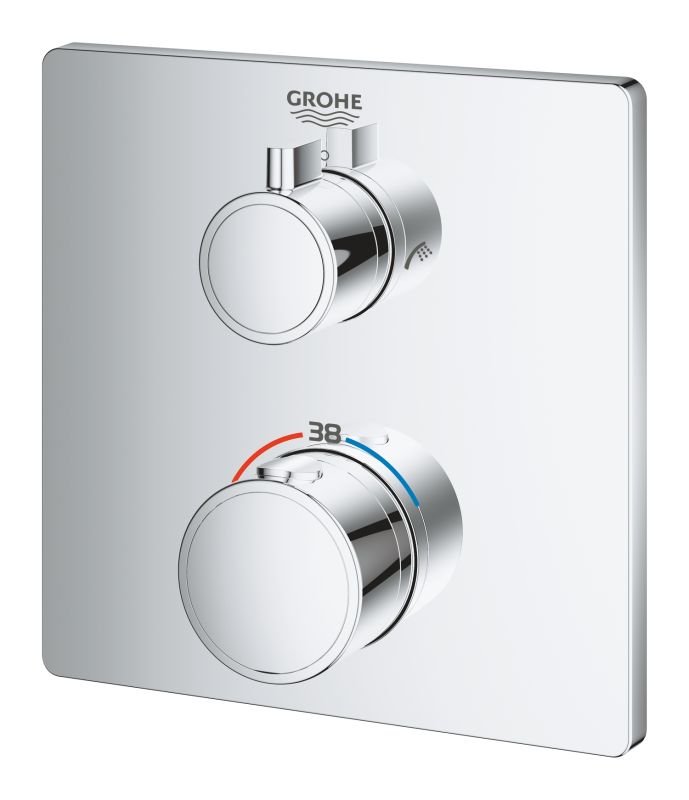 Термостат прихованого монтажу на 2 споживача Grohe Grohtherm Convent. Concealed (24080000)