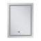 Дзеркало Mixxus Premium FLASH MR21-70x90 з Led Touch, Anti-fog, димером, регулятором яскравості, годинником (MP6618)