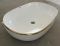 Раковина накладна Mixxus Premium ELLIPSE-0105 EDGE GOLD 600х400х150mm (MP6564)