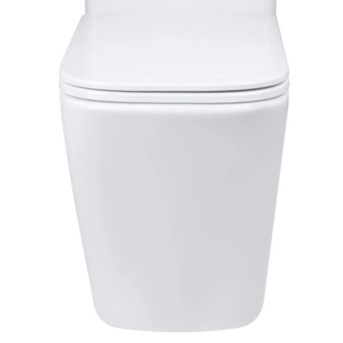 Чаша унітазу-компакту Mixxus Premium Quadro-0401-T1 Bowl 610х365х825 Tornado 1.0 без сидіння (MI8343)