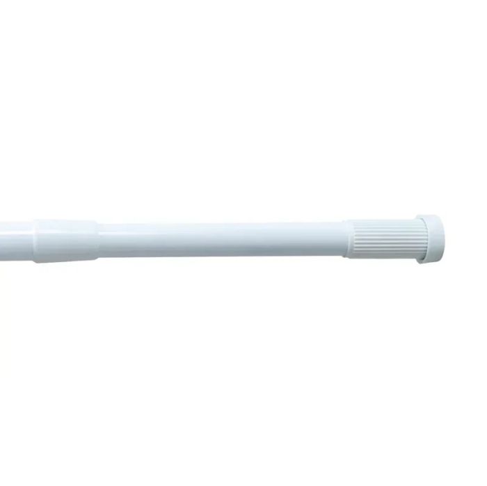 Штанга для шторки телескопічна пряма Zerix CRA-110x200 110cm-200cm (алюміній) (пакет) (ZX4998)