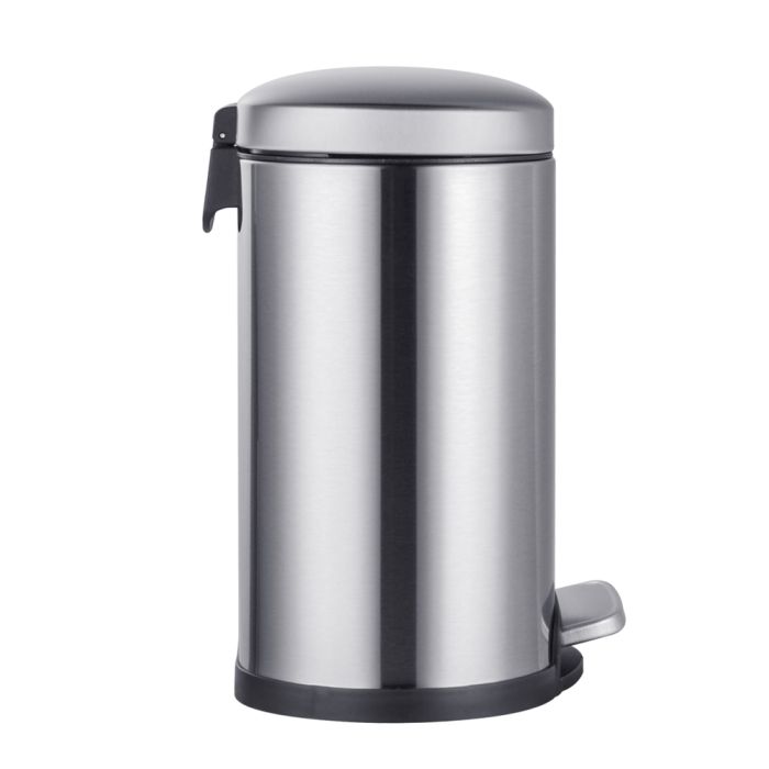 Відро для сміття з плавним закриттям овальне Mixxus Premium Topper-TC0205 SS Color 5л колір нержавійка (MI7059)