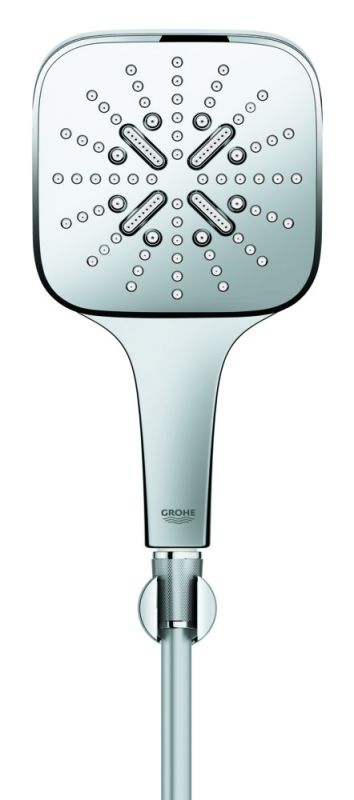 Душовий набір з тримачем, 3 режими струменю Grohe Rainshower SmartActive (26589000)