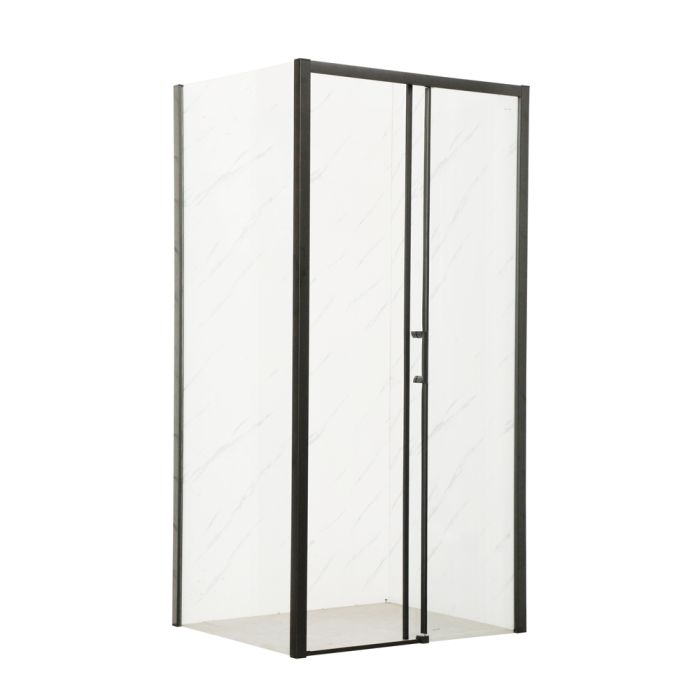 Душова кабіна без піддону Mixxus Premium DIVERSE SC03-100x80x195-TR Black прозоре скло 6мм (MI6866)