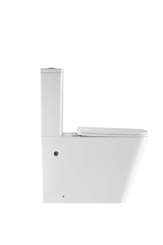 Унітаз-компакт Mixxus Premium Quadro-0402-R 675x390x855mm, система змиву RIMLESS (MP6458)