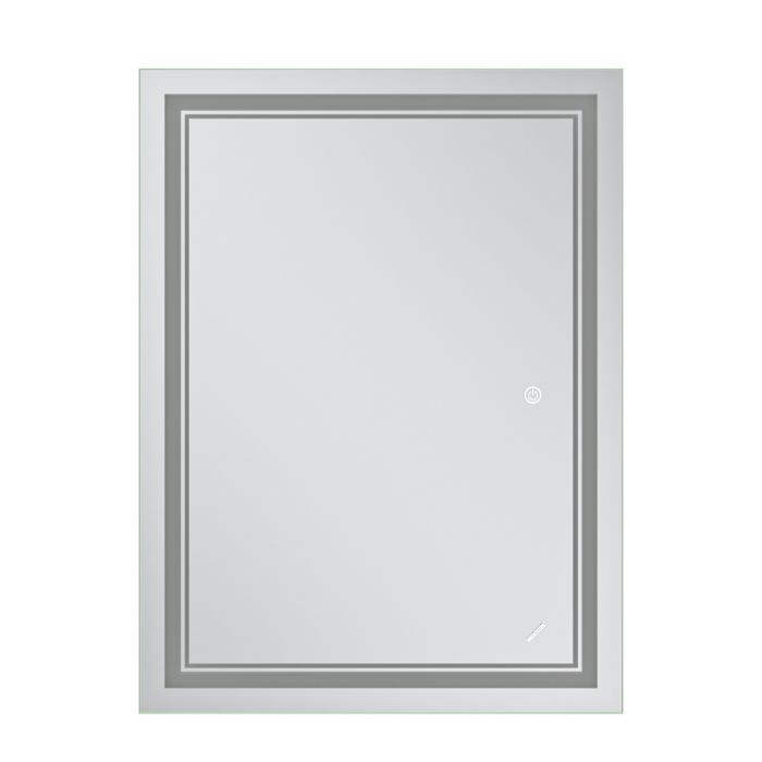 Дзеркало Mixxus Premium QUADRO MR20-90x70-Reverse з Led Touch, Anti-fog, димером, регулятором яскравості (MP6621)
