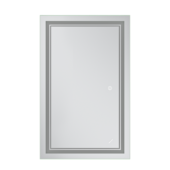 Дзеркало Mixxus Premium QUADRO MR20-50x80-Reverse з Led Touch, Anti-fog, димером, регулятором яскравості (MP6620)