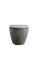 Унітаз підвісний Mixxus Premium ELLIPSE-0309-T1 GRAY 530x360x350mm система змиву TORNADO 1.0 (MP6655)