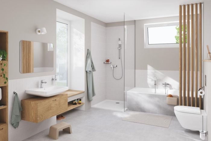 Одноважільний змішувач для ванни Grohe Cubeo (1018140000)