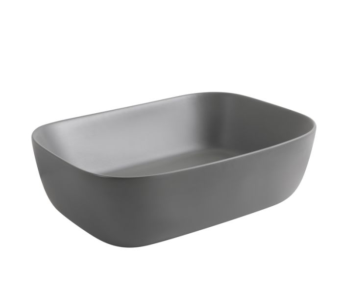 Раковина накладна Mixxus Premium DIVERSE-0116 GRAY 455x330x135mm (MP6651)
