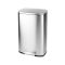 Відро для сміття з плавним закриттям прямокутне Mixxus Bevel-TC0112 SS Color 12л колір наржавійка (MI7087)