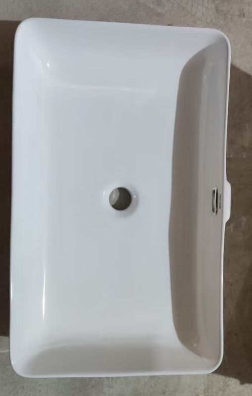 Раковина накладна Mixxus Premium QUADRO-0209 600х370х140mm з переливом (MP6522)