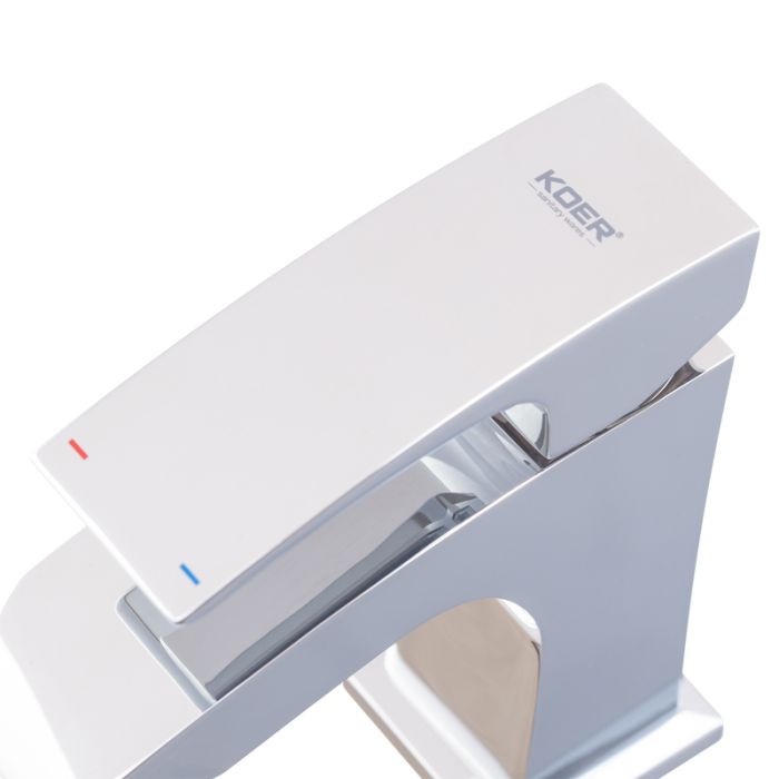 Змішувач для умивальника Koer KB-10007-01 (Колір хром) (KR3438)