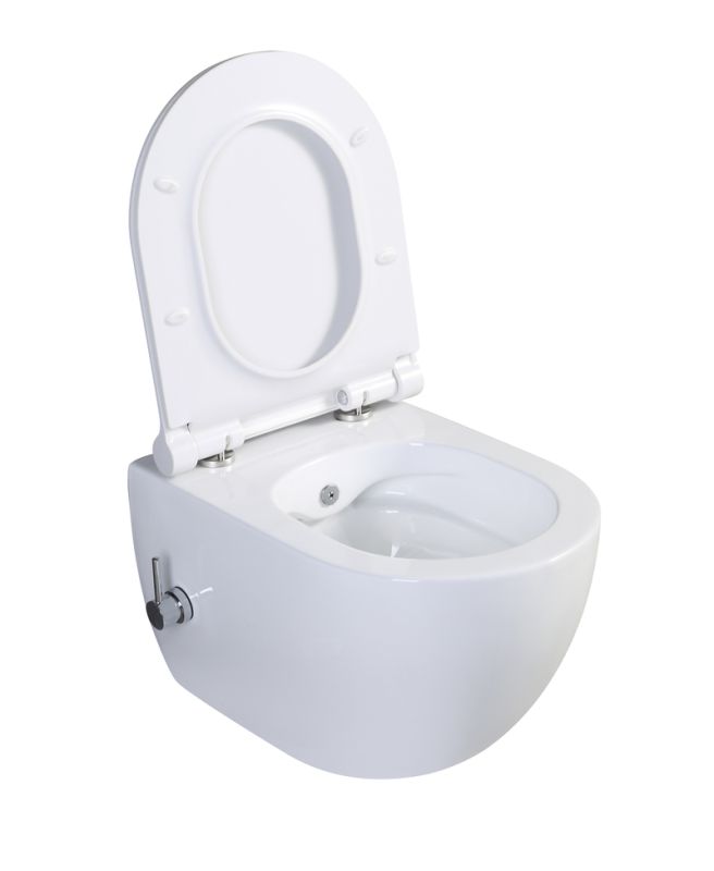 Унітаз-біде підвісний Mixxus Premium ELLIPSE-1301-R 500x365x350mm система змиву RIMLESS (MP6659)