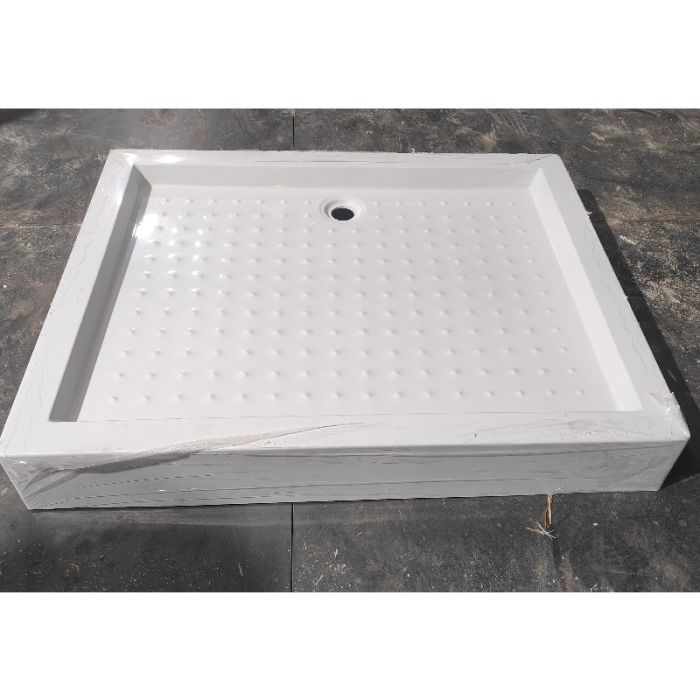 Душовий піддон з сифоном прямокутний Mixxus HARD ST01-120x80x13 NEW діаметр зливу 52 мм (MI8431)