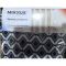 Шторка для ванної Mixxus SCT-007-180x180 з поліестеру із вбудованими кільцями (Візерунок "Соти" чорно-білий) (AC0648)