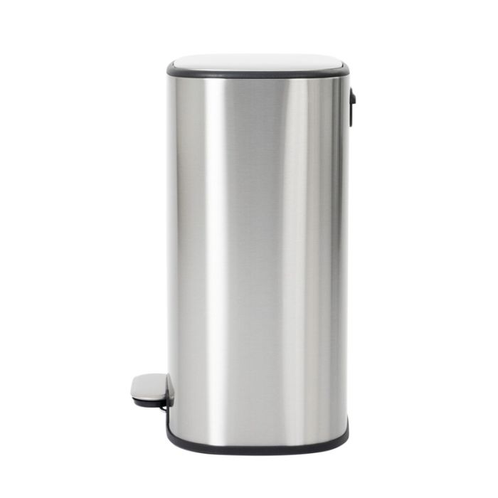 Відро для сміття з плавним закриттям овальне Mixxus Premium Diverse-TC0112 SS Color 12л колір наржавійка (MI7079)