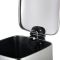 Відро для сміття з плавним закриттям квадратне Zerix Kubix-TC0108 SS Color 8л колір нержавійка (ZX5891)