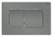 Панель змиву Koer KT-0602-07 240x160x10mm пластикова, кнопка квадратна (колір графіт) (KR5183)