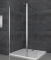 Душова перегородка Koer SR SP03-120x200-TR-01 Walk-In прозоре скло Easy Clean 8мм, хром (KR5398)