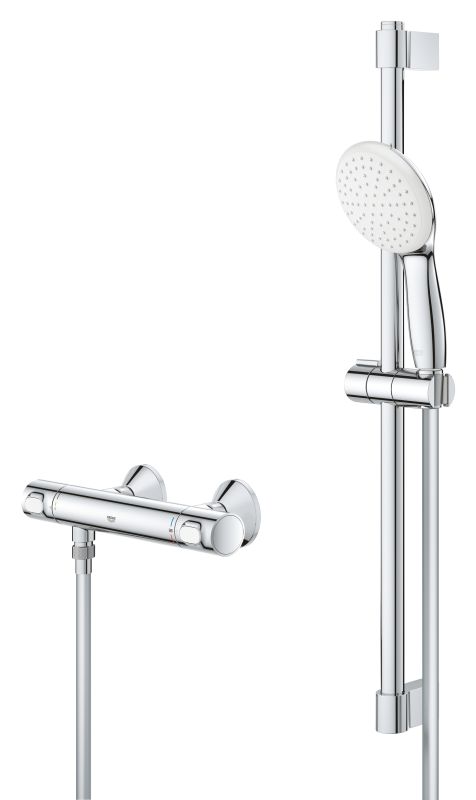 Термостат для душу Grohe Grohtherm 500 з душовим гарнітуром (34796001)
