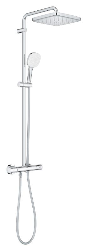 Душова система з термостатом для настінного монтажу Grohe Tempesta System 250 Cube (26689001)