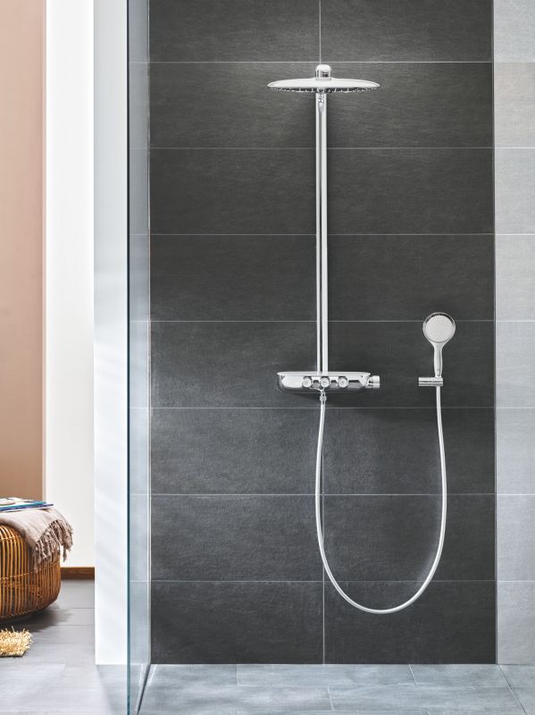 Душова система з термостатом для душа Grohe Rainshower SmartControl (26250000)