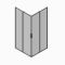 Душова кабіна без піддону Koer SR SC10-90x90x195-TR-07 прозоре скло Easy Clean 6мм, графіт (KR5944)
