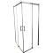 Душова кабіна без піддону Koer SR SC03-90x90x200-TR-07 прозоре скло Easy Clean 6мм, графіт (KR5359)