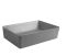 Раковина накладна Mixxus Premium QUADRO-0108 GRAY 550x390x145mm (MP6652)