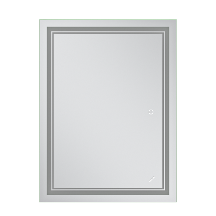 Дзеркало Mixxus Premium QUADRO MR20-80x60-Reverse з Led Touch, Anti-fog, димером, регулятором яскравості (MP6619)