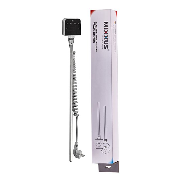ТЕН електричний Mixxus TEH-0206 CHROME для сушарок рушників 600W (колір хром) (MI6635)