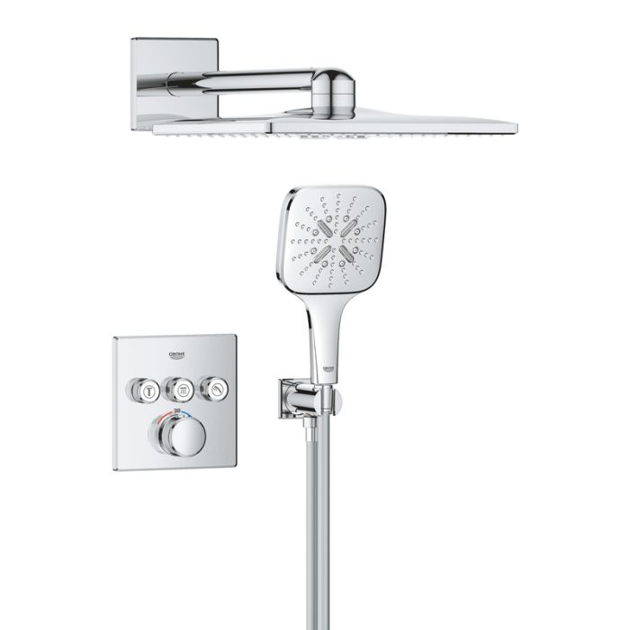 Прихована душова система з RSH SmartActive 310 Cube Grohe Grohtherm SmartControl (1039980000)