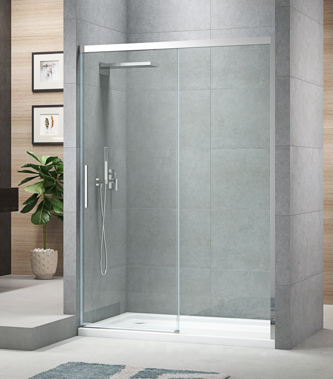 Двері в нішу Koer SR SD05-140x200-TR-01 прозоре скло Easy Clean 6мм, хром (KR5406)