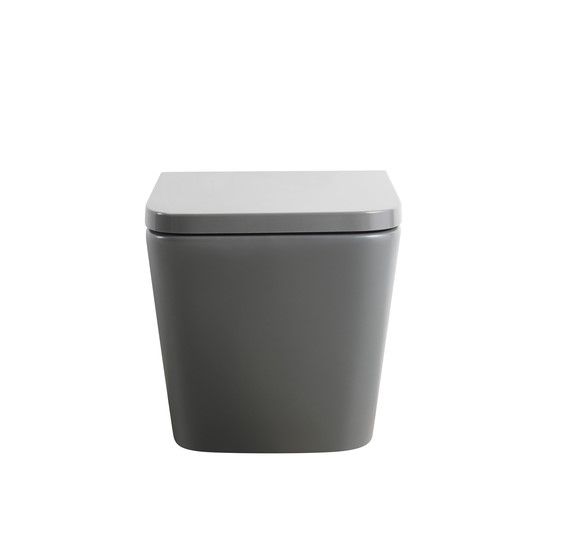 Унітаз підвісний Mixxus Premium QUADRO-0305-R GRAY 510x350x345mm система змиву RIMLESS (MP6656)