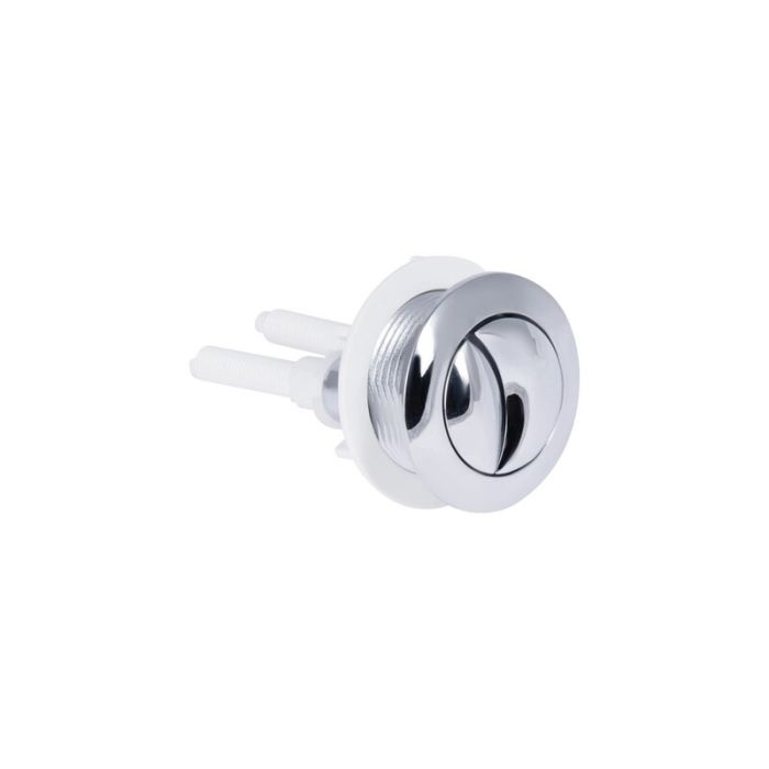 Комплект арматури: MIXXUS BUTTON-1808-1/2" СПУСКНА 2-х кнопочна + НАПОВНЮВАЛЬНА з НИЖНІМ підведенням, пластикове різьблення 1/2" (MI8477)