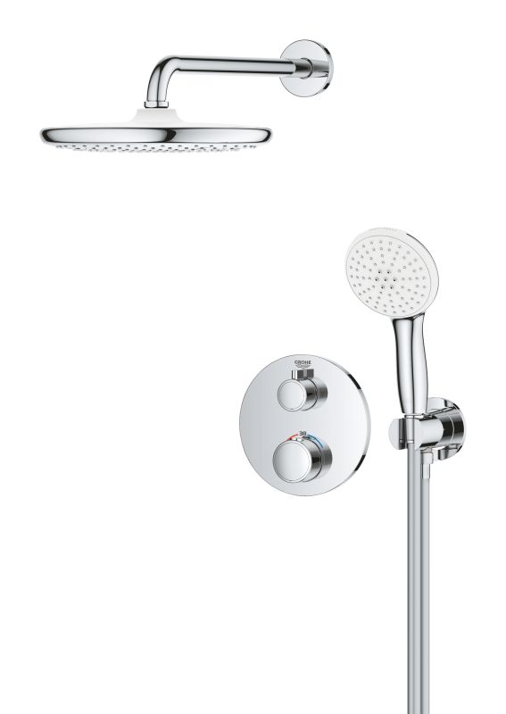 Душова система прихованого монтажу з термостатом Grohe Grohtherm (34872000)
