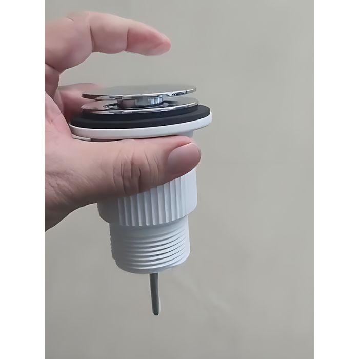 Донний клапан для раковини Mixxus POP-UP-10 1 1/4'' універсальний (з/без перел) СLICK-СLACK (Кол.хром) (MI8285)