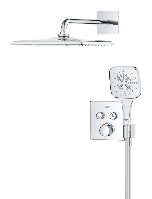 Душова система прихованого монтажу з термостатом Grohe Grohtherm SmartControl (34865000)