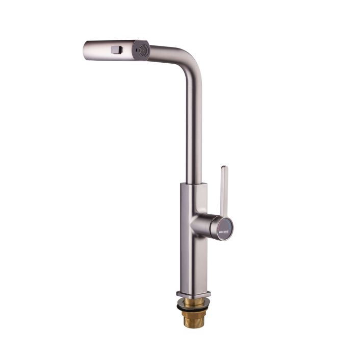 Змішувач для кухні з висувним виливом Mixxus Premium HAMMER 014 GRAPHITE (MI6955)