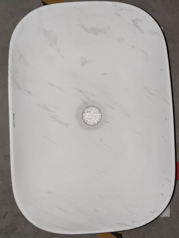 Раковина накладна Mixxus Premium DIVERSE-0112 MARBLE 455х325х135mm (MP6543)