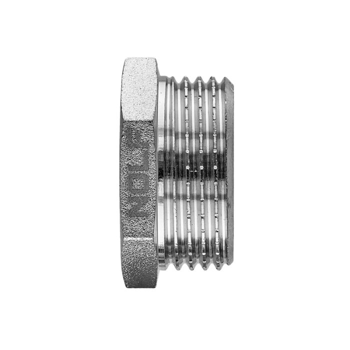 Футорка Nolf NFC.F0610-N-1"Mx1/2"F нікельована (NF3124)