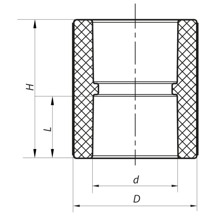 З'єднувальна муфта 25 PPR Koer K0002.PRO (KP0004)