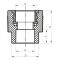 З'єднувальна муфта ВР 32x3/4F PPR Koer K0089.PRO (KP0107)