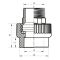 З'єднувальна муфта ЗР 32x1M PPR Koer K0099.PRO (KP0118)