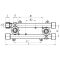Планка монтажна прохідна 20x1 / 2F Koer K0128.PRO (KP0154)