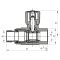 Кран радіаторний 25x3/4 прямий PPR Koer K0160.PRO (KP0205)