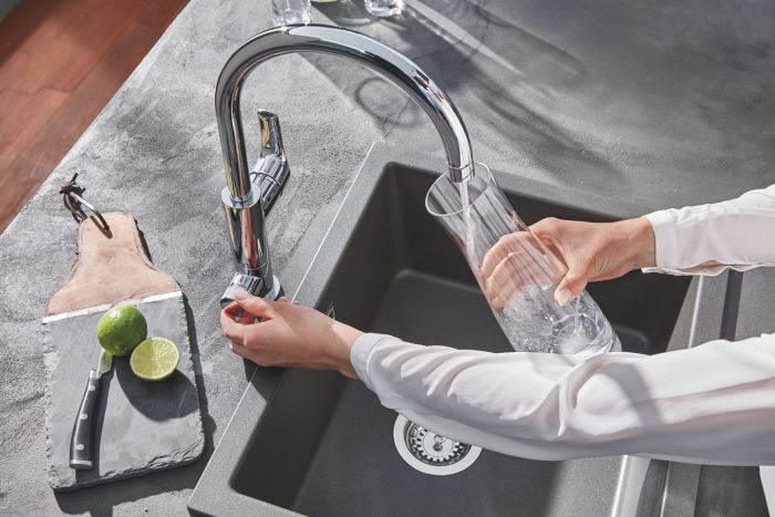 Комплект змішувача для кухні із фільтром Grohe Blue Pure (30383000)